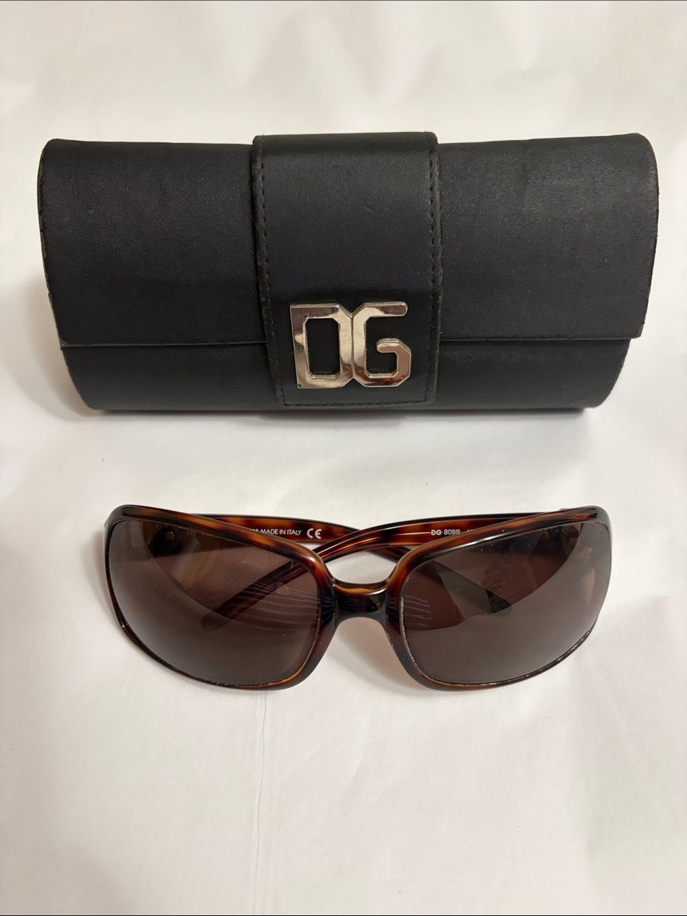 Dolce & Gabbana Sunglasses with Black Leather Case